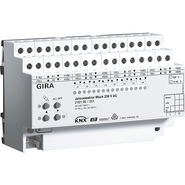 Gira Jalousieaktor AC KNX/EIB REG 216100